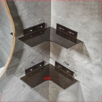 (Acrylic) Dày 3mm, 10 màu sắc, 40x40x5cm Kệ Mica treo tường phòng ngủ, nhà tắm, Giá treo tường để đồ cho nhà vệ sinh .