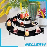 Acrylic hình bán nguyệt tròn cupcake tráng miệng đứng acrylic hình bán nguyệt tráng miệng