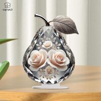 Acrylic Hình Quả Lê Trang Trí DIY Trung Tâm Lễ Hội Bầu Không Khí Để Bàn Màn Hình Cho Lò Sưởi Kệ Trưng Bày Góc Ngày Lễ Nhà