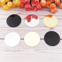(Acrylic) Tấm Mica Gương tròn 35cm - dày 3mm - nhiều màu sắc -Thiết kế theo yêu cầu .
