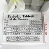 Acrylic Tuần Hoàn Trang Trí Bàn Hỗ Trợ Giảng Bàn Quà Tặng Trang Trí Hóa Học Bảng Tuần Hoàn Cho Hóa Học Người Lớn