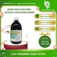 Actilax Lactulose Liquid Dạng Nước Chai 500ml 3,3g/5ml Cho Người Táo Bón