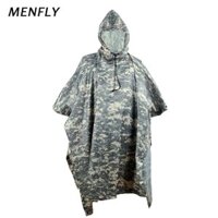 Acu Ngụy Trang Chiến Thuật Áo Mưa Chống Thấm Nước Cho Săn Bắn Nam Camo Áo Mưa Cho Nữ Poncho