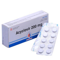 Acyclovir 200mg, điều trị và dự phòng nhiễm virus Herpes simplex