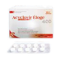 Acyclovir Éloge 400, trị nhiễm virus Herpes simplex ở da, niêm mạc