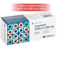 Acyclovir Stella 200mg (5 vỉ x 5 viên)