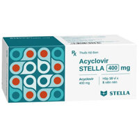 Acyclovir Stella 400mg thuốc trị virus Herpes (10 Vỉ x 5 Viên)  – CÔNG TY CỔ PHẦN NHÀ THUỐC NHÂN DÂN – PHƯỢNG HOÀNG