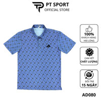 [AD080]Áo thun polo xanh basic form thể thao unisex cotton thoáng mát , dáng suông lịch lãm