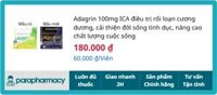 Adagrin 100mg ICA 1 vỉ x 3 viên – Điều trị rối loạn cương dương