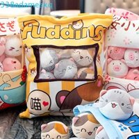 Adamesxqb Một Túi Sang Trọng Đồ Chơi Pudding Bé Gái Quà Tặng Ngủ Túi Kẹo Thú Nhồi Bông Quà Tặng Sáng Tạo Trang Trí Phòng Túi Sinh Nhật Đồ Chơi Sang Trọng