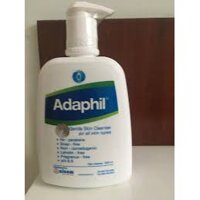 Adaphil 500ml Sữa rửa mặt, tắm rửa chuyên dụng cho trẻ em và người lớn