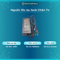 Adapter 15v 4a Jack Dc 5.5x2.1mm Chất Lượng - Nguồn 15v 4a, Nguồn Loa Kéo 15v 4a BH Lỗi 1-1 7 Ngày