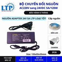 Adapter 24V - 5A  (Jack 5.5 x 2.1mm) - 120W