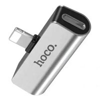 Adapter chuyển đổi 2 cổng Lightning sang 3.5mm Hoco LS25