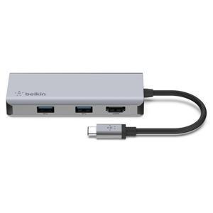 Adapter chuyển đổi Type C 5 in 1 Belkin AVC004 Đen
