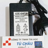 Adapter DC 7.5V - 3A ( Đầu cắm 5.5mm X 2.1 ~ 2.5mm)