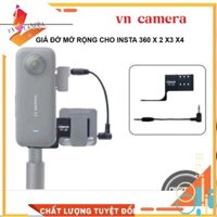 adapter gắn mic intar 360 x 1 2,3 4 kim loại cao cấp,phụ kiện instar 360 Vn camera shop