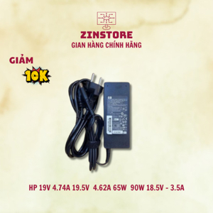 Sạc laptop HP 18.5V-3.5A - Chân thường