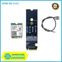 Adapter M.2 Wifi to M2 PCIe, lặp đặt card M2 Wifi và khe cắm ổ cứng M2 PCIe