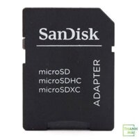Adapter MicroSD to SD SanDisk | Áo Thẻ Sandisk Chuyển Đổi Thẻ Nhớ Micro SD Sang Thẻ Nhớ SD