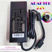 Adapter Nguồn 24v 2.5a Jack 2,3,4 Chân. Dùng cho máy in bill. Bảo hành 6 tháng