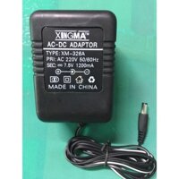 Adapter nguồn 7.5v 1200mA  Nguồn tăng phô sạc Bình