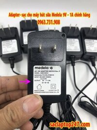 Adapter nguồn máy hút sữa Medela 9V 1A (xịn) chính hãng