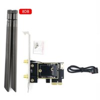 Adapter PCI-E gắn card wifi + bluetooth PK129 cho máy tính để bàn