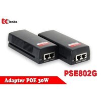 Adapter POE 48-56V/30W 2 Por tốc độ 10/100/1000 Gigabit KMETech PSE802G