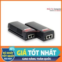 Adapter POE 48-56V/30W 2 Port(1 Data in+ 1 Data PoE Out) KMETech PSE802G Chính hãng