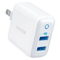 Adapter Sạc 2 Cổng Anker PowerPort II 24W – A2027 – Hàng Chính Hãng