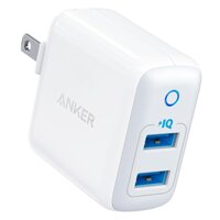 Adapter Sạc 2 Cổng Anker PowerPort II 24W