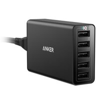 Adapter Sạc 5 Cổng Anker PowerPort 40W – A2124 – Hàng Chính Hãng