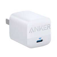 Adapter Sạc Anker 313  311 Charger Gen 2 30W 1 Cổng Type-C A2639 - Hàng Chính Hãng - Trắng