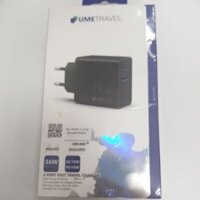 Adapter sạc nhanh 2 cổng Ume Travel A4