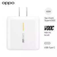 Adapter Sạc Siêu Nhanh Super VOOC 2.0 65W Cho OPPO Find X3 - Hàng Chính Hãng