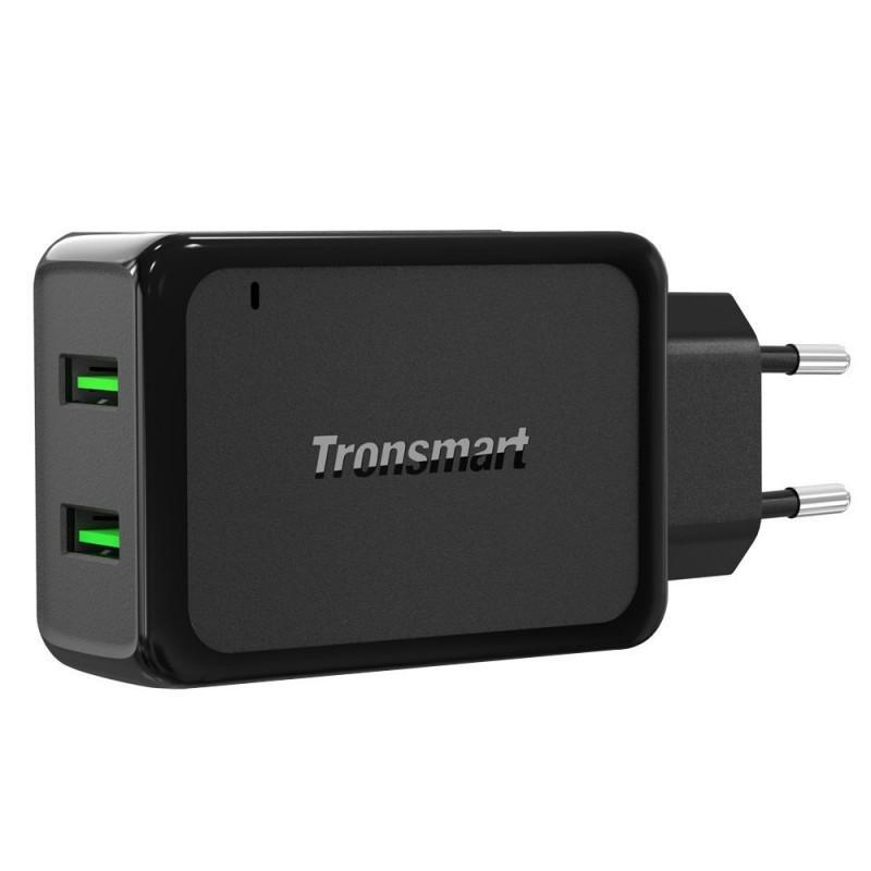 Adapter sạc Tronsmart 36W 2 cổng QC 3.0 W2TF