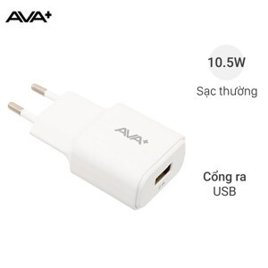 Adapter sạc USB 10W Ava+ DS017A-TB