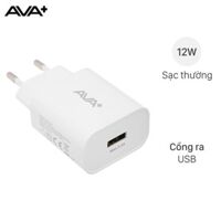 Adapter Sạc USB 12W AVA+ CS-TC021