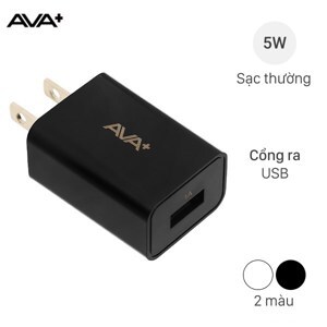 Adapter sạc USB 5W Ava+ DS016-BG