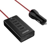 Adapter Sạc Xe Hơi 5 Cổng Anker PowerDrive 50W – A2311 – Hàng Chính Hãng