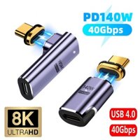 Adapter Từ Tính 140w usb c 40gbps 8k 60hz Cho macbook pro / air, Điện Thoại Di Động