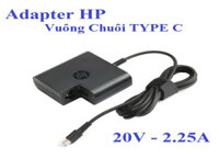 Adapter Laptop Apower for HP 20V-2.25A (45W)- Vuông TYPEC