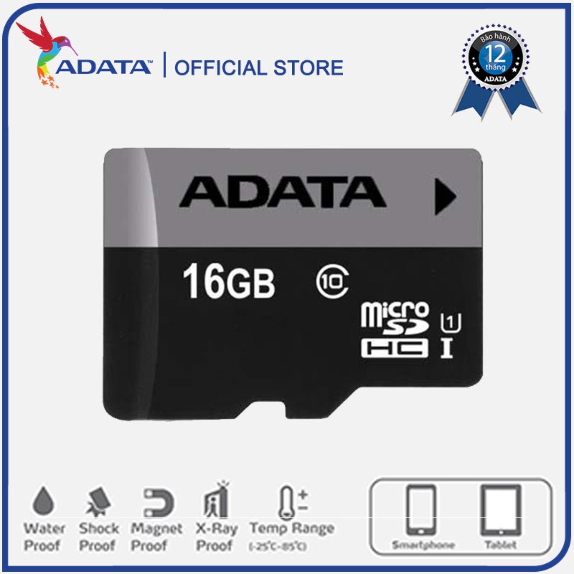 Thẻ nhớ Adata - 16GB micro Class 10