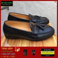 ✔️ĐẾ KHÂU CỰC CHẮC CHẮN✔️Giày da nam BẢO NGỌC STORE🎁 Giày lười nam kiểu dáng Hàn Quốc✅Bảo hành nổ da 12 tháng 🎁 Mã K21