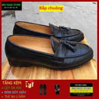✔️ĐẾ KHÂU CỰC CHẮC CHẮN✔️Giày da nam BẢO NGỌC STORE🎁 Giày lười nam kiểu dáng Hàn Quốc✅Bảo hành nổ da 12 tháng 🎁 Mã K21