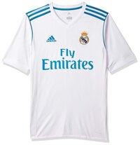 adidas 2017-2018 Real Madrid Home Football Soccer T-Shirt Jersey (Kids)