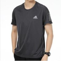 adidas Áo Thun Own the Run - Xám