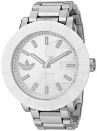 Adidas Men's Amsterdam Stainless Steel Watch with Leather Band