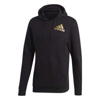 adidas mens Sport Id Metallic Pullover Hooded Sweatshirt
